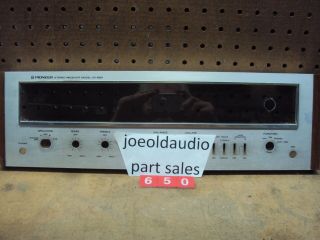 Sx - 650 Receiver Face Plate Rated 8.  3 Out Of 10.  Parting Out Entire Sx - 650.