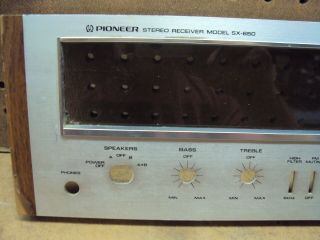 SX - 650 Receiver Face Plate Rated 8.  3 Out Of 10.  Parting Out Entire SX - 650. 2