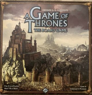 A Game Of Thrones Second Edition Board Game Fantasy Flight Games