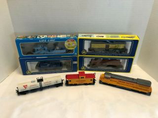 Group Of 7 Older Ho Trains From An Estate