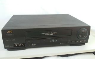 Jvc Hr - Vp58u Pro - Cision 4 - Head Hi - Fi Stereo Vhs Vcr Video Player Recorder