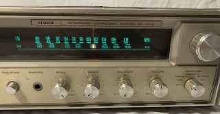 Vintage Fisher MC - 3010 Stereo AM - FM Receiver w/ 8 Track Player / Recorder 2