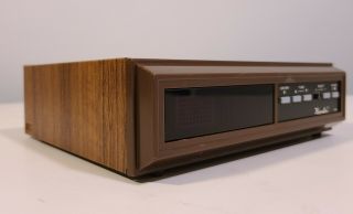 VINTAGE TV CABLE BOX 1980s HAMLIN PAY TELEVISION CATV CONVERTER FAUX WOOD GRAIN 2