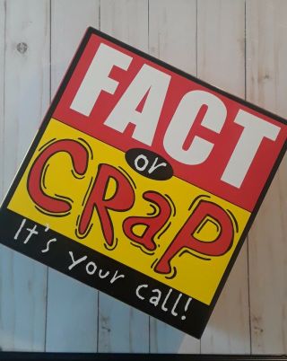 Fact Or Crap Trivia With Attitude Game For Adults And Ages 12,