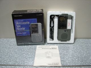 Realistic Voice Activated Micro Cassette 2 Speed Tape Recorder Micro - 16