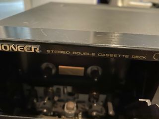 Pioneer CT - W550R Dual Cassette Deck 3