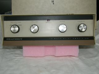 Heathkit Aa - 13 Tube Amp,  Good Front / Chassis,  Restore,  Not Complete,  Parts