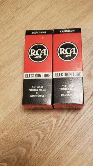 Rca 6hf5 Vintage Electron Vacuum Tube Matched Pair