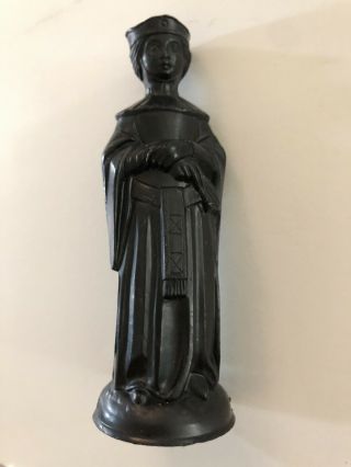 Vintage E.  S.  Lowes Anri Replacement Chess Piece Black Queen