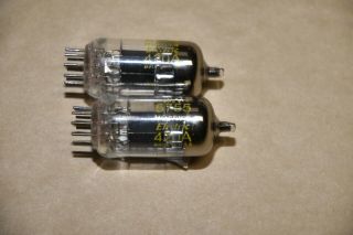 Pair Western Electric 420a Or Jw5755 Vacuum Tubes Hickok 539c