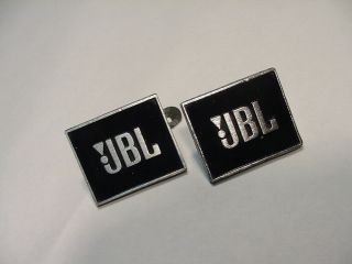 Jbl L - 100 Speaker Grill Nameplate Logo Badge Pair