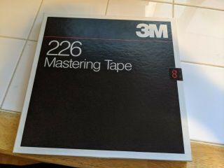 Scotch 3m Studio Mastering Tape 226 10.  5 " Metal Reel To 1/4 " Radio Show Vtg 42