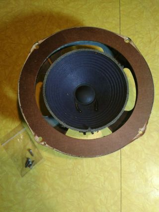 Large Advent 12 " Masonite Woofer For Re - Foaming