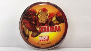2006 Marvel Comics Pog Milk Caps Iron Man Metal Slammer