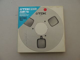 Tdk Amr - 10 Recording Tape Reel 10.  5 X 1/4 " Metal