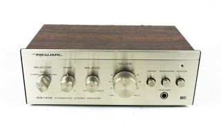 Realistic Sa - 102 Stereo Integrated Amplifier Professionally Restored