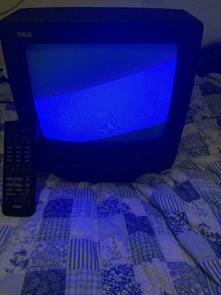 Vintage Rca Tv Vhs T1300sbk 13inch With Remote And With No Issues