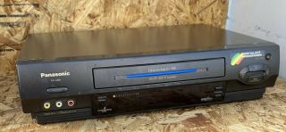 Panasonic Omnivision Vhs Video Cassette Recorder Player Vcr Mn Pv - 4661