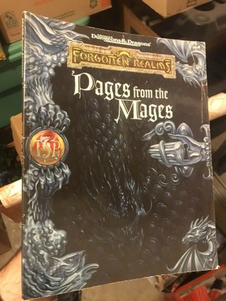 Forgotten Realms: Pages From The Mages Dungeons & Dragons 949174 Tsr Ad&d