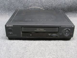 Sony Slv - 678hf Hi - Fi Stereo Vcr Video Cassette Recorder Vhs Tape Player
