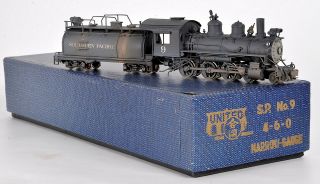 United/pfm Hon3 Scale Brass Southern Pacific 4 - 6 - 0 Sp 9,  Painted,  Incl Orig Box