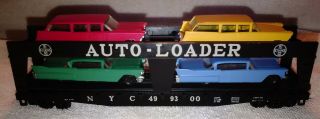 Athearn Ho York Central Evans Autoloader With Four Cars & Box