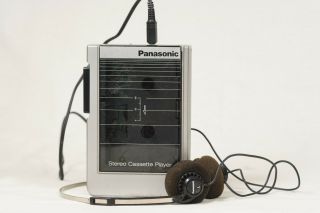 Vintage Panasonic Rq - J50 Walkman Stereo Cassette Player,  1980 