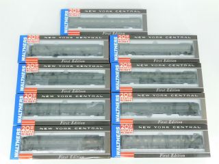 Ho Scale Walthers Nyc York Central 20th Century Limited 9 - Car Passenger Set