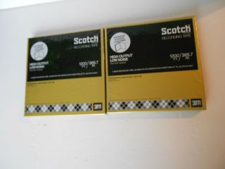 2 Scotch 206 Recording Tapes 1200 - Ft 7 - Inch Reel W/posi - Trak Factory -