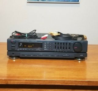 Fisher Rs - 616 Av Stereo Receiver W/ Am Fm,  Av,  Aux Cables