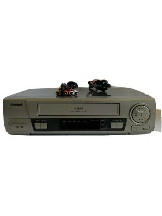 VHS VCR Player Recorder No Remote & ADMIRAL JSJ20453 2