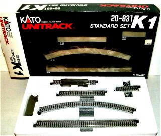 Kato N Scale Unitrack Standard Set Basic Oval 20 - 831 Set K1 Ex. 3