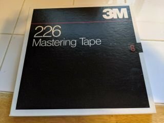 Scotch 3m Studio Mastering Tape 226 10.  5 " Metal Reel To 1/4 " Radio Show Vtg 40
