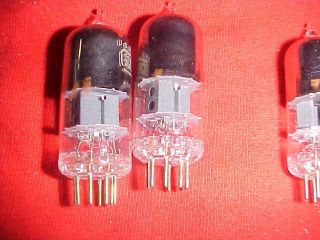 4 MATCHED NOS RCA 6GK5 6FQ5A 6ER5 TUBES Ham CONRAD JOHNSON AMPLIFIERS PREAMP red 2