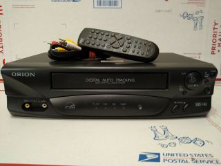 Orion Vr213 Vhs Vcr W/ Remote & A/v Cables - Great