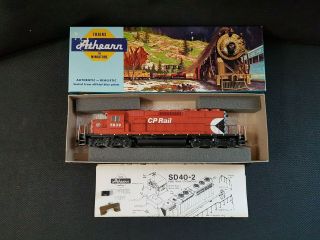 Athearn 4412 Sd40 - 2 Cp Rail Dc Powered Locomotive; Ho Scale