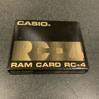 Casio Rc - 4 Ram Card Pb - 410 Fx - 720 Fx - 750p Vintage Pocket Computer Calculator Nos