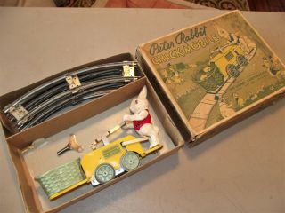 Un - Cataloged Lionel 1103 Peter Rabbit Chick Mobile 1936 Box Insert Tracks & Key