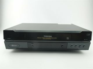 Toshiba W422 4 Head Vcr Player Recorder Vhs Commercial Skip With Remote