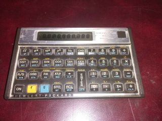 Hewlett Packard Hp 11c Vintage Scientific Calculator Made In Usa.  Batteries