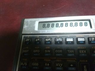 Hewlett Packard HP 11C Vintage Scientific Calculator Made In USA.  Batteries 2