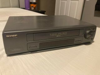Sharp Vc - A542u Video Cassette Recorder Player 4 - Head Vcr And Great Shape