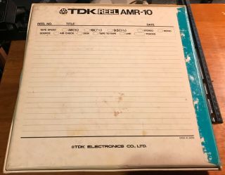TDK AMR - 10 10 1/2 Reel 1/4 inch tape 3