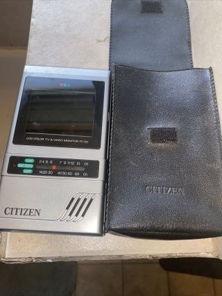 Citizen Pocket Tv Tc50