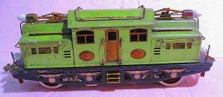 Lionel 408e Green Standard - Gauge Locomotive Dual - Motors & Good