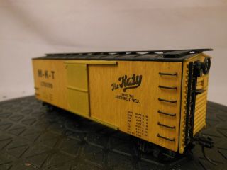 Vintage Ho Scale Craftsman Wood Kit Built Box Car Mkt The Katy 170799