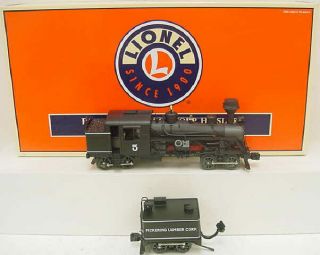 Lionel 6 - 38092 Pickering Lumber Co.  Heisler Steam Locomotive W/tmcc Ln/box