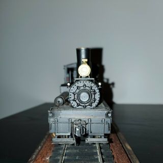 Max Gray KTM O Scale Brass Two Truck Shay Steam Locomotive 3
