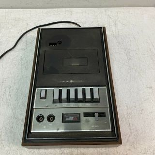 Vintage Ge Cassette Tape Player Recorder,  General Electric Model Ta755
