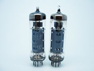2 x NOS Telam EL84 - 6BQ5 TEST STRONG Philips Design Pentode Audio Vacuum Tubes 2